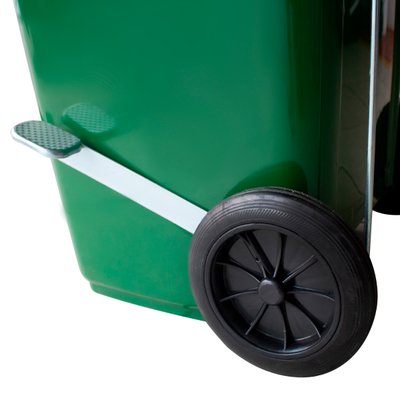 Contêiner 120 L Verde com Pedal Plástico | Wite