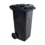 Coletor de Lixo 120L Preto com Pedal | Wite