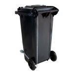 Coletor de Lixo 120L Preto com Pedal | Wite