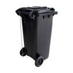 Coletor de Lixo 120L Preto com Pedal | Wite