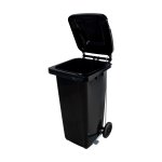 Coletor de Lixo 120L Preto com Pedal | Wite