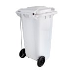 Coletor de Lixo 120L Branco com Pedal | Wite