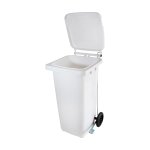 Coletor de Lixo 120L Branco com Pedal | Wite