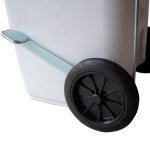 Coletor de Lixo 120L Branco com Pedal | Wite