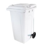 Coletor de Lixo 240L Branco com Pedal | Wite