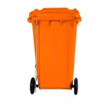 Coletor de Lixo 240L Laranja com Pedal | Wite