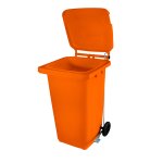 Coletor de Lixo 240L Laranja com Pedal | Wite