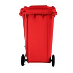 Coletor de Lixo 240L Vermelho com Pedal | Wite