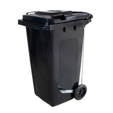 Coletor de Lixo 240L Preto com Pedal | Wite