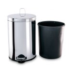 Lixeira Inox 20 Litros com Pedal | Brinox