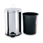 Lixeira Inox com Pedal 12L | Brinox