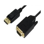 Cabo Adaptador Displayport para VGA 1,8m Preto