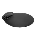 Mouse Pad com Apoio Ergonômico Gel MP0006b Preto