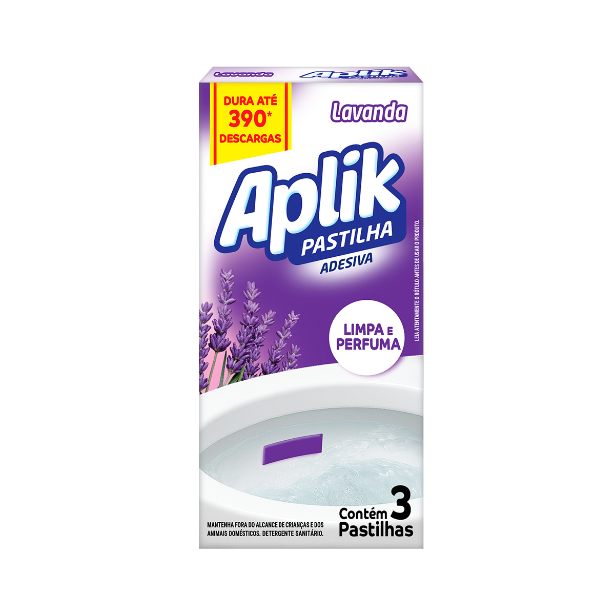 Pastilha Sanitária Adesiva Lavanda | Aplik