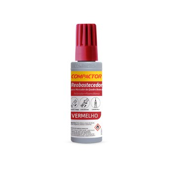 Tinta para Marcador de Quadro Branco Vermelho 30 ml | Compactor