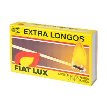 Fósforo de Segurança Fiat Lux Extra Longo 50UN