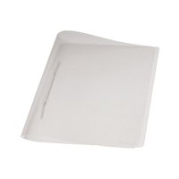 Pasta Grampo Trilho Cristal 10 unidades | Go Office