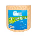 Pano Multiuso Descartável Laranja rolo 27 cm x 300 metros 35 g/m² | Everclean