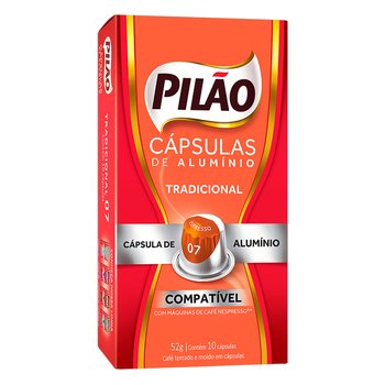 Cápsula de Café Pilão Tradicional 10UN  - Compatível Nespresso®