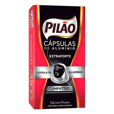 Cápsula de Café Pilão Extra Forte 10UN  - Compatível Nespresso®