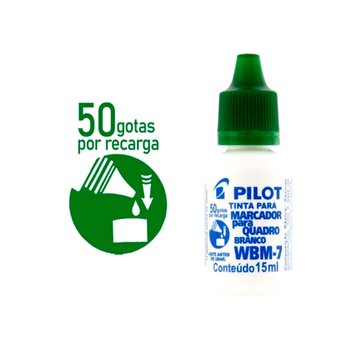 Tinta para Marcador de Quadro Branco Verde WBM-7 15 ml | Pilot