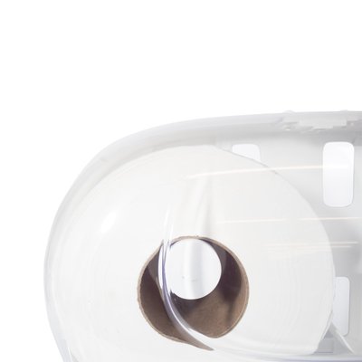 Dispenser para Papel Higiênico Rolo Duplo Transparente | Softpaper