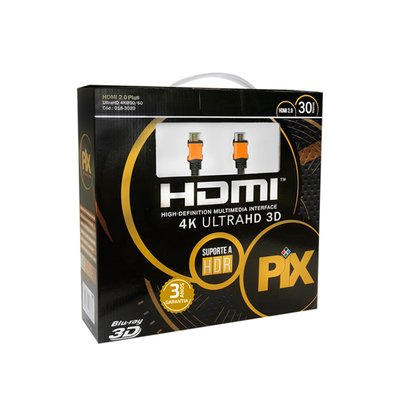 Cabo HDMI X HDMI 2.0 4K HDR 30m com Repetidor