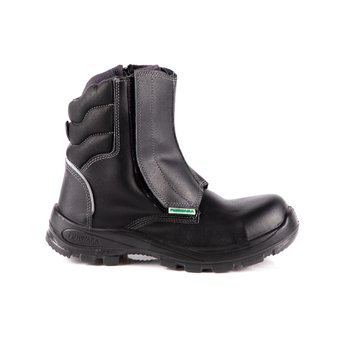 Bota Bracol 4087HOFL1662LL Preta Velcro Bico Composite 45