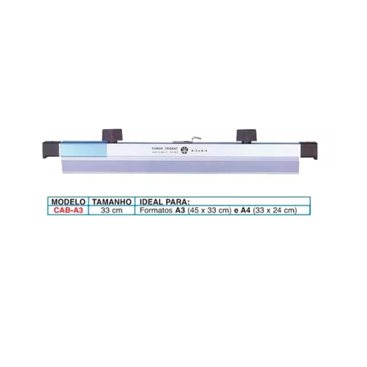 Cabide Para Expositor Mapoteca Trident CAB A3 33cm