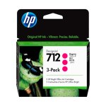 Cartucho de tinta HP 712 3ED78A Magenta Original|Pack c/3unid