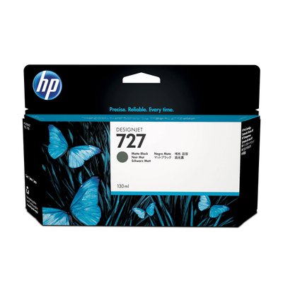 Cartucho de tinta HP 727 B3P22A Preto Mate 130ml Original