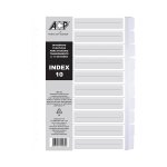 Divisória Fichário Cristal 11 Furos 225 mm x 297 mm 10 unidades | ACP