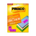 Etiqueta Magenta Fluorescente 25,4 mm x 66,7mm 150 unidades | Pimaco 5580M