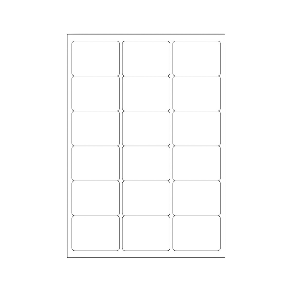 Etiqueta A4361 46,5 mm x 63,5 mm 100 Folhas | Pimaco