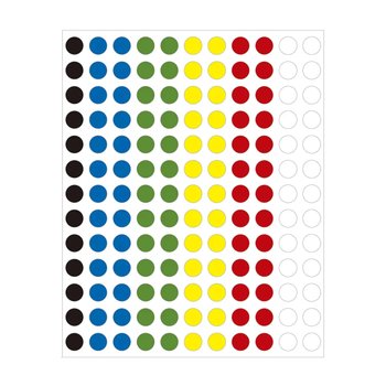 Etiqueta Adesiva Colorida 5 Folhas 715 unidades | Pimaco TP-6