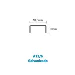 Grampos para Grampeador Galvanizado 13/6 5000 unidades | Bacchi