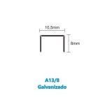 Grampos para Grampeador Galvanizado 13/8 5000 unidades | Bacchi