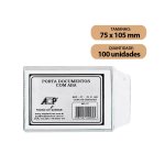 Porta Documento com Aba 75 mm x 105 mm 100 unidades | ACP P-12