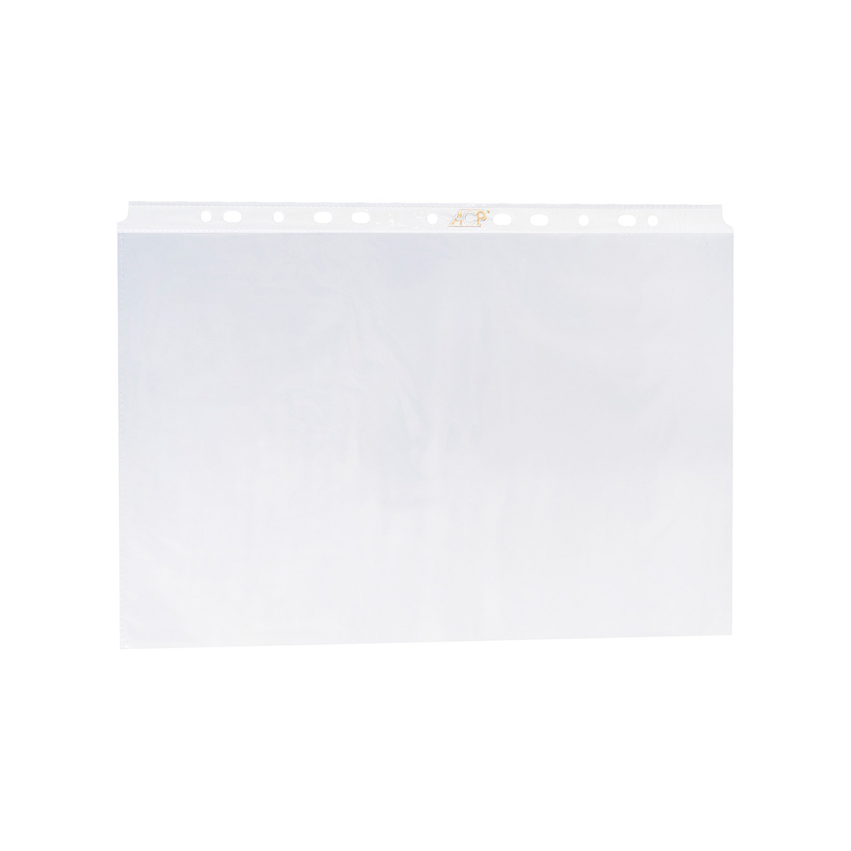 Saco Plástico A4 com Tarja 11 Furos 100 unidades | ACP P-40