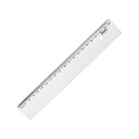 Régua Plástica Cristal 20 cm