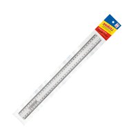 Régua Plástica Cristal 40 cm | Maxcril