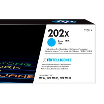 Toner HP 202X CF501X Ciano Original