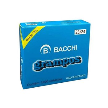 Grampos para Grampeador Galvanizado 23/24 1000 unidades | Bacchi