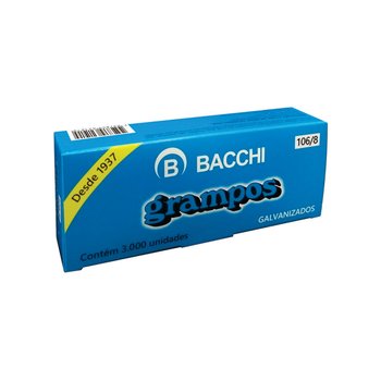 Grampos para Grampeador Galvanizado  300 unidades | Bacchi