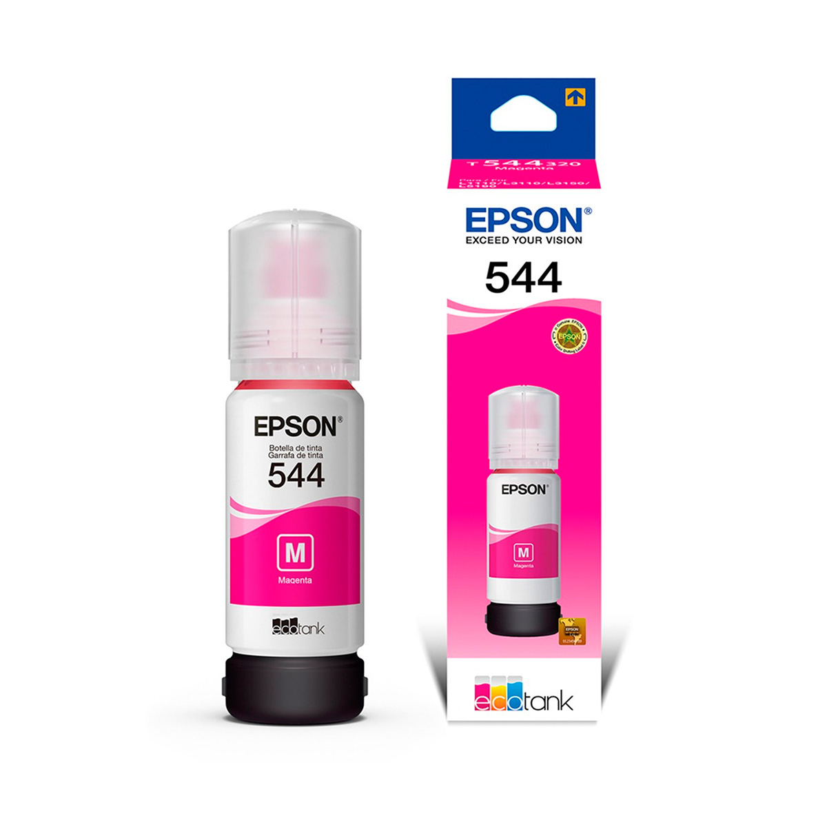 Garrafa de Tinta Epson Ecotank  T544320  L3110 3150 Magenta