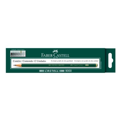 Lápis Grafite HB 9000 Verde | Faber Castell