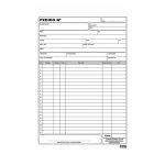 Bloco de Pedido 1 Via 1/4 137 mm x 207mm 50 Folhas | São Domingos 6212