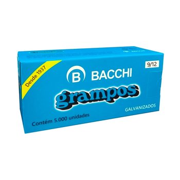 Grampo Galvanizado 9/12 5000 unidades | Bacchi