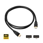 Cabo HDMI 5 metros para HDMI 2.0 4K HDR 19P Preto