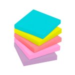 Bloco Adesivo Supernova 76 mm x 76 mm 5 cores | Post-it 3M